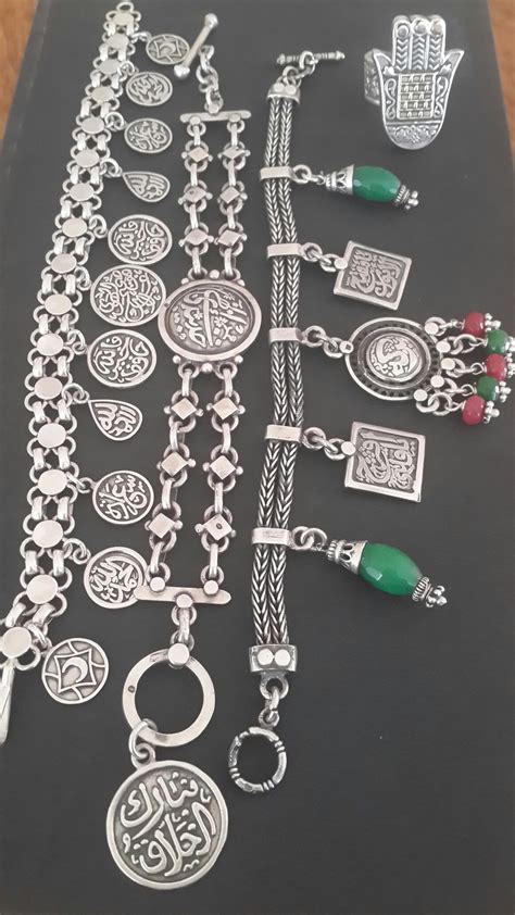 Egyptian Silver Handicraft Skills Jewelry Silver Charm Bracelet