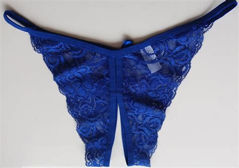 2017 New Arrive Women Sexy Opening Crotch Panties Ladies Flower Lace