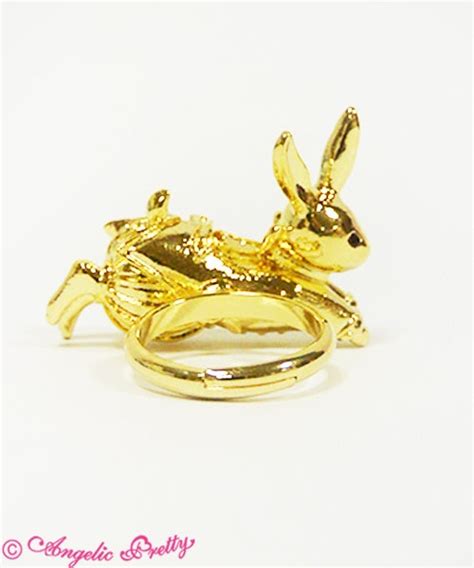 Midnight Bunny Ring By Angelic Pretty
