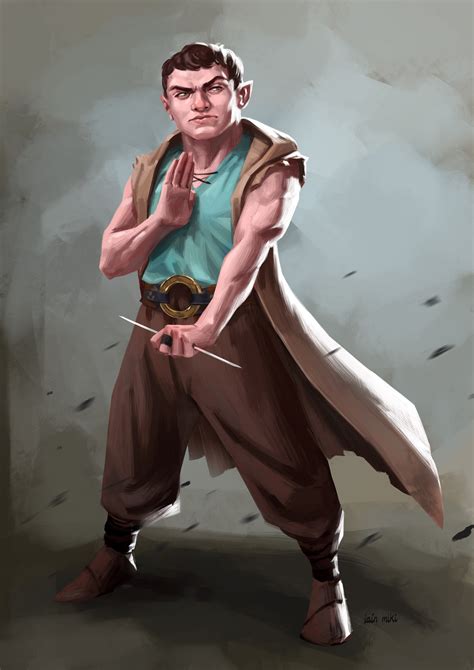 Drogo The Halfling Monk By Iain Miki Rimaginaryhalflings