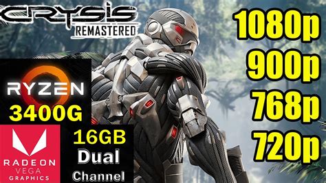 Crysis Remastered Ryzen G Vega Gb Dual Channel