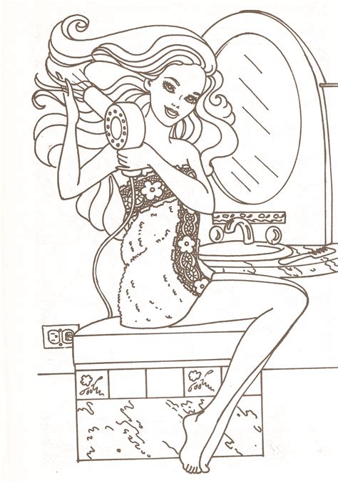 Barbie coloring pages printable to download. Miss Missy Paper Dolls: Barbie coloring pages part 2