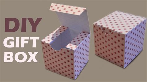 There are plenty of tutorials online, and some don't even require. How to Make a Gift Box - DIY Paper Box - YouTube
