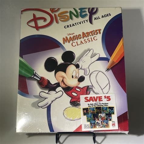 New Sealed Disney Magic Artist Classic For Pc Mac Cd Rom Mickey Mouse