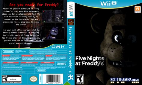 Fnaf 1 Cover For Wii U Fake By Fnaf Crazed On Deviantart