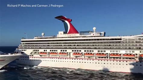 Looking for the best credit cards for cruises? Two Carnival cruise ships collide at a dock in Cozumel - YouTube
