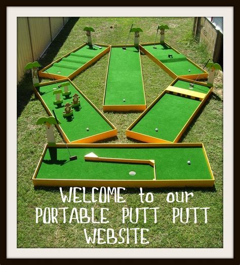 Basierend auf einer starken erfahrung, bietet unser team verschiedene simulationspakete an homemade mini golf ideas | Great for all ages. Fun and ...