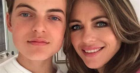 Yes Elizabeth Hurley And Her Son Could Be Twins Huffpost