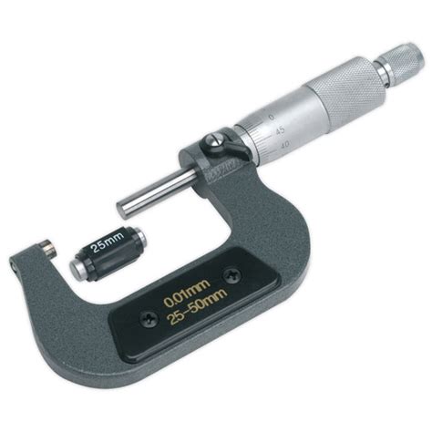 Sealey Ak9632m External Micrometer 25 50mm Rapid Online