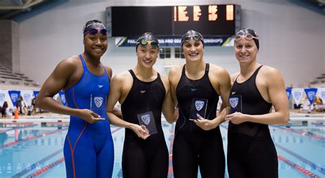 Ncaa And American Records Highlight Day 3 Of Pac 12 Womens Swimming