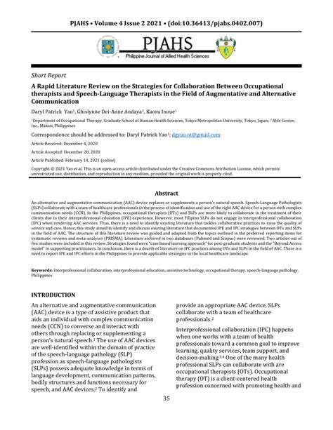 Pdf A Rapid Literature Review On The Strategies For Collaboration