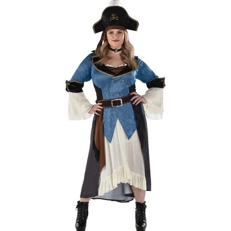 adult posh pirate plus size costume party city