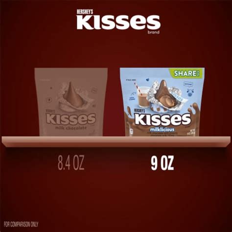 HERSHEY S KISSES Milklicious Milk Chocolate Candy Share Pack Pk Oz King Soopers