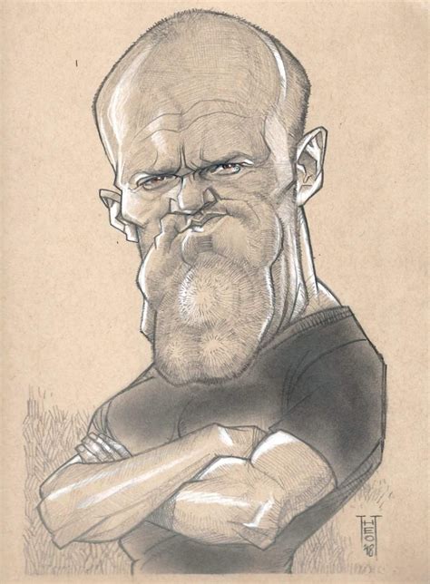 Jason Statham Caricature Sketch Cartoon Faces Caricature