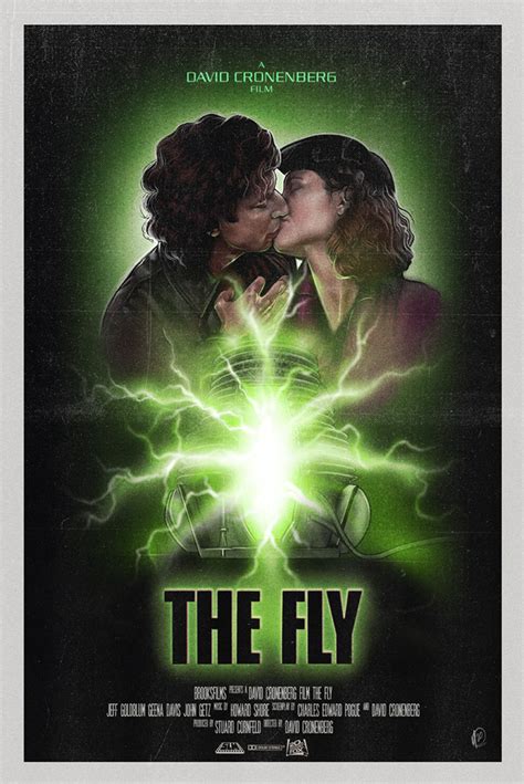 902x1350px The Fly 1986 David Cronenberg Alternative Movie Poster