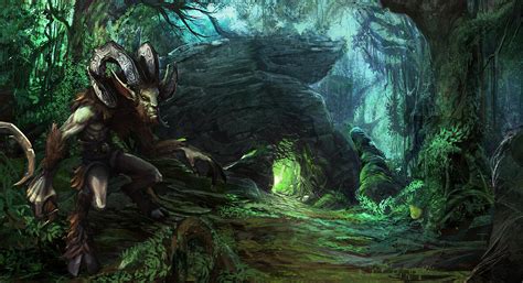 Satyr At The Wildherz Caves Drakensang By Appleplus On Deviantart
