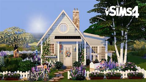 Cozy Cottage • The Sims 4 • No Cc Speed Build Youtube