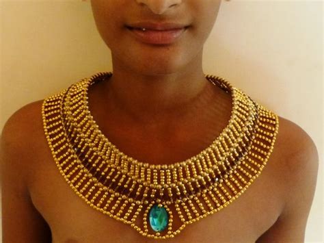 Spectacular Egyptian Beaded Collar Necklace Tutorial The Beading Gem