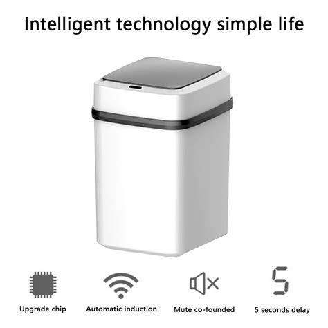 * motion detector draws motion history by circles on the device screen. 10L Smart Trash Can Automatic Motion Detector Dustbin ...
