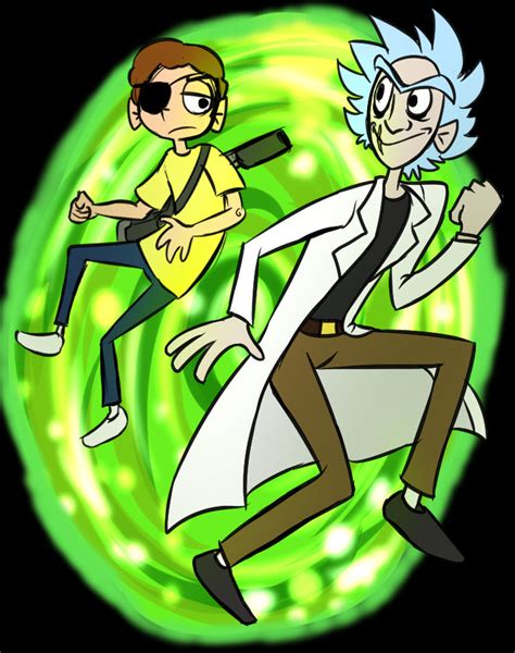 Evil Rick And Morty By Jitterbugjive On Deviantart