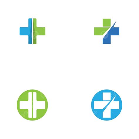 Gambar Logo Rumah Sakit Dan Simbol Template Ikon Vektor Web Geometris
