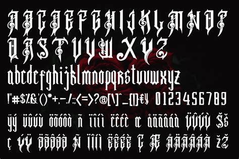 Gothica Gothic Font 524868 Halloween Font Bundles