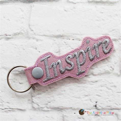 Inspire Key Fob In The Hoop X Products Swak Embroidery Fobs