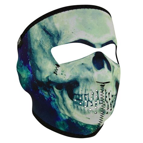 Neoprene Paint Skull Full Face Mask Camouflageca