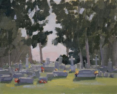 Painting A Cemetery Joan Breckwoldt