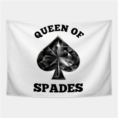 queen of spades 20 queen of spades tapestry teepublic