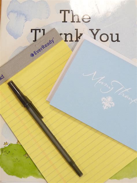 Realizing The Importance Of Writing Thank You Notes Is A Taught Gesture