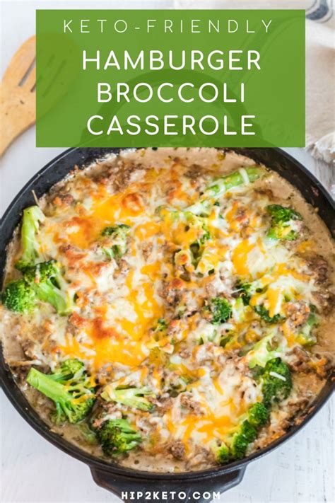 It's a very easy recipe that works well for low carb and lchf diets, and easy and simple enough to make ahead of time. Keto Hamburger Broccoli Casserole | Hip2Keto in 2020 (With ...