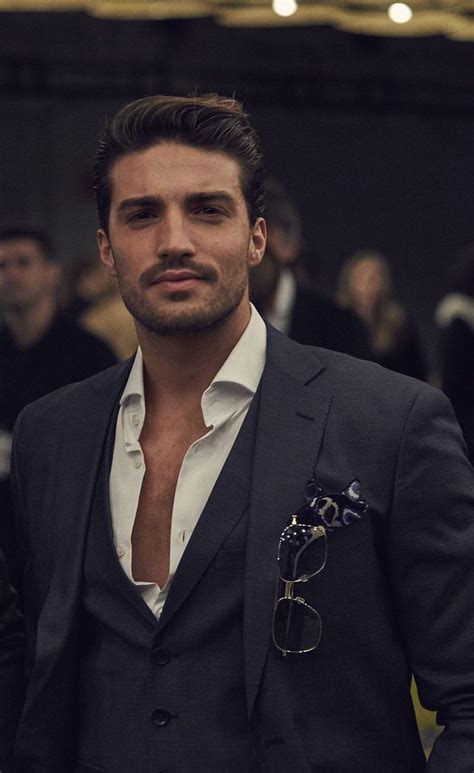 Style Blogger Mariano Di Vaio Arrives To Take His Seat On The Front Row Of The Boss Show In New