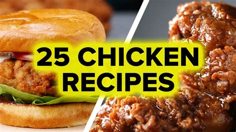 Love a good chicken dinner? 25 Chicken Recipes - YouTube