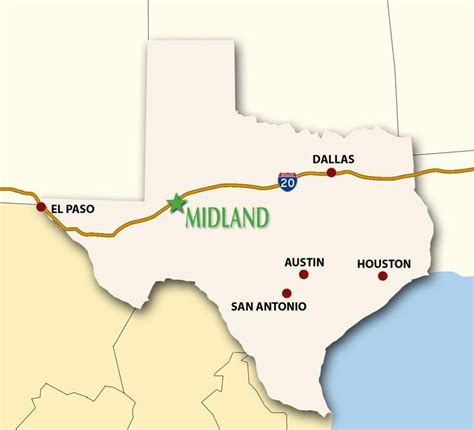 Midland Tx Map Color 2018