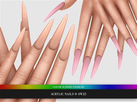 The Sims 4 Acrylic Nails Best Sims Mods