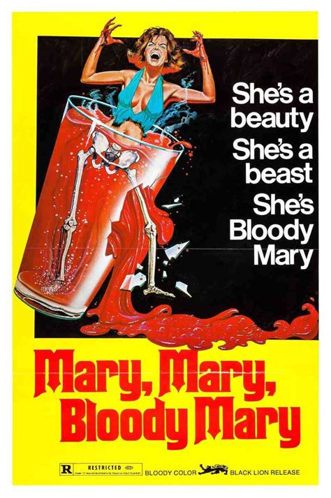 Movie Posters We Love Mary Mary Bloody Mary The Scariest Things