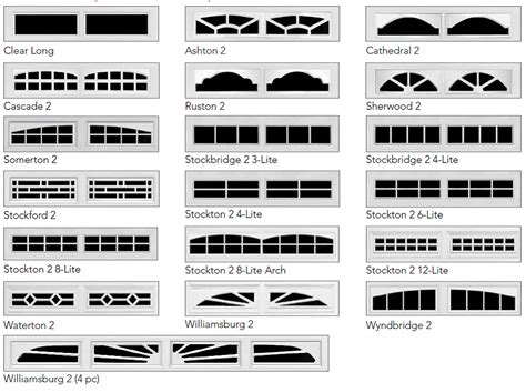Garage door window inserts lend character to the exterior of your home, whether a classic sunset pattern or a contemporary leaded bevel. Image result for garage doors with windows | Garage door ...
