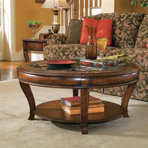 Hooker Furniture Brookhaven 3 Piece Round Coffee Table Set Hook1426