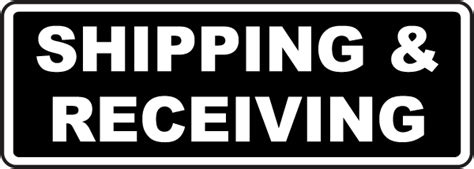 Shipping And Receiving Sign F4759 By