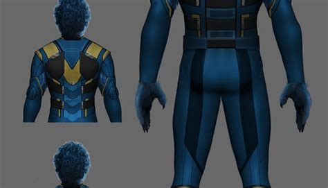 X Men Apocalypse Concept Art Shows Beast Costume Back Xavier And More