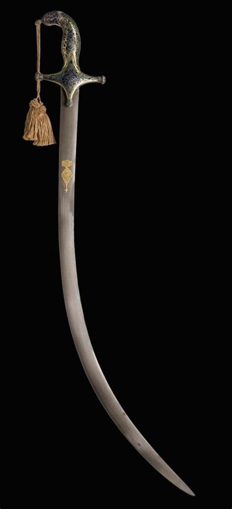 sword 17th century northern india and persia iran safavid period c 1587 c 1629 steel