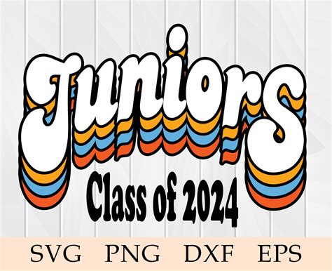 Junior Svg Junior Class Svg Junior Class 2024 Svg Juniors Etsy Uk