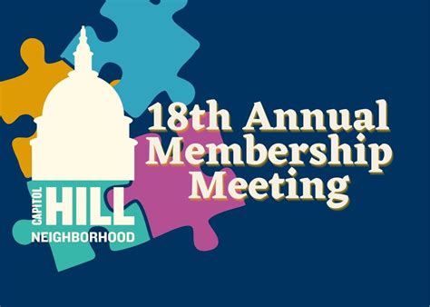 18th Annual Capitol Hill Bid Membership Meeting Capitol Hill Bid Washington Dc