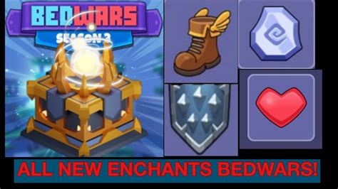 All The New Enchants In Roblox Bedwars Youtube