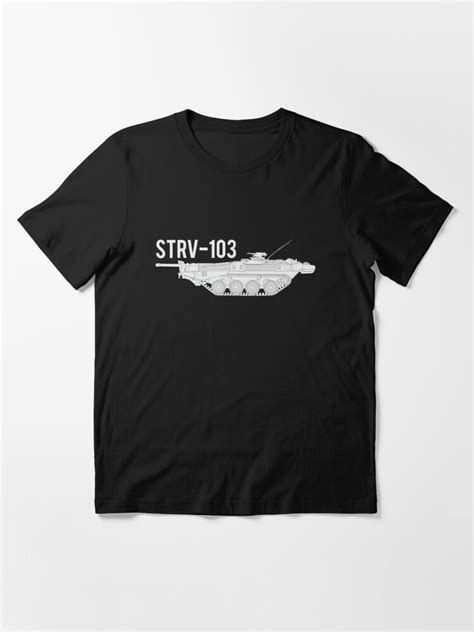 Main Battle Tank Strv 103b T Shirt For Sale By Faawray Redbubble