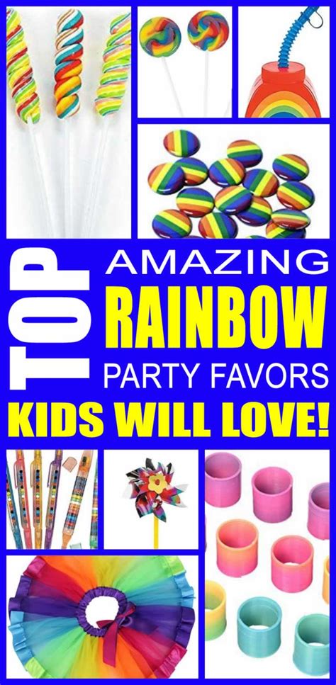 Rainbow Party Favor Ideas