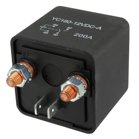 12v 200a Heavy Duty Split Charge Onoff Switch Relays Car Auto Boat