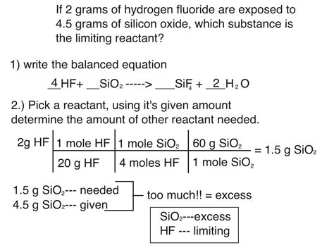 During the reaction find out the total number of products are formed. Limiting Reactants - Chemistry 101