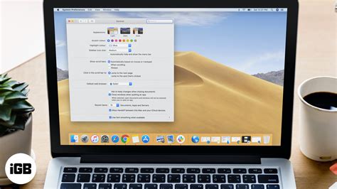 Le damos a la flecha hacia abajo. Cómo activar el modo oscuro en Mac con macOS Catalina
